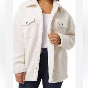 Women's Cream Teddy Jacket